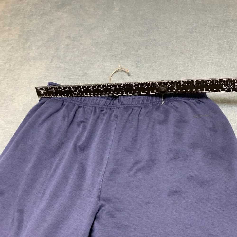 Eddie Bauer Ankle Jogger Pants Mens L Navy Tapered Leg Drawstring Zip Pockets